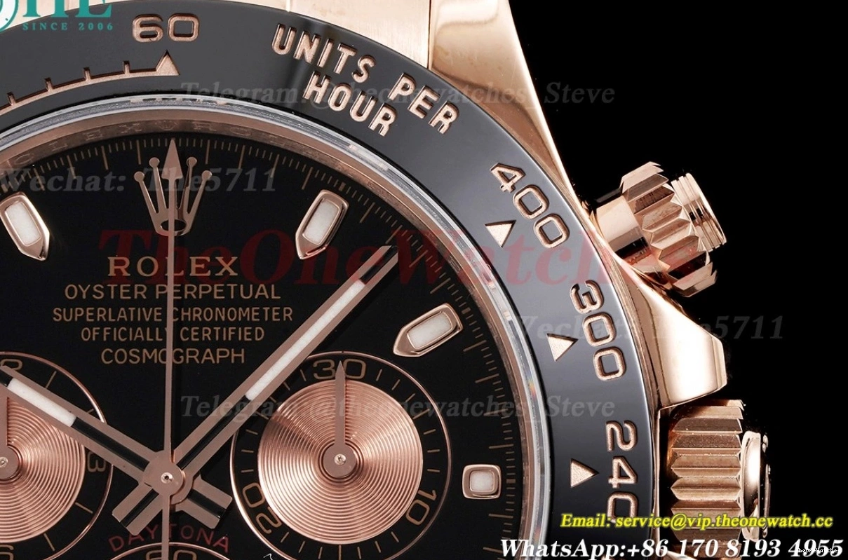 116515 Black RG KING Stk RU SA4130 40mm Daytona 0408